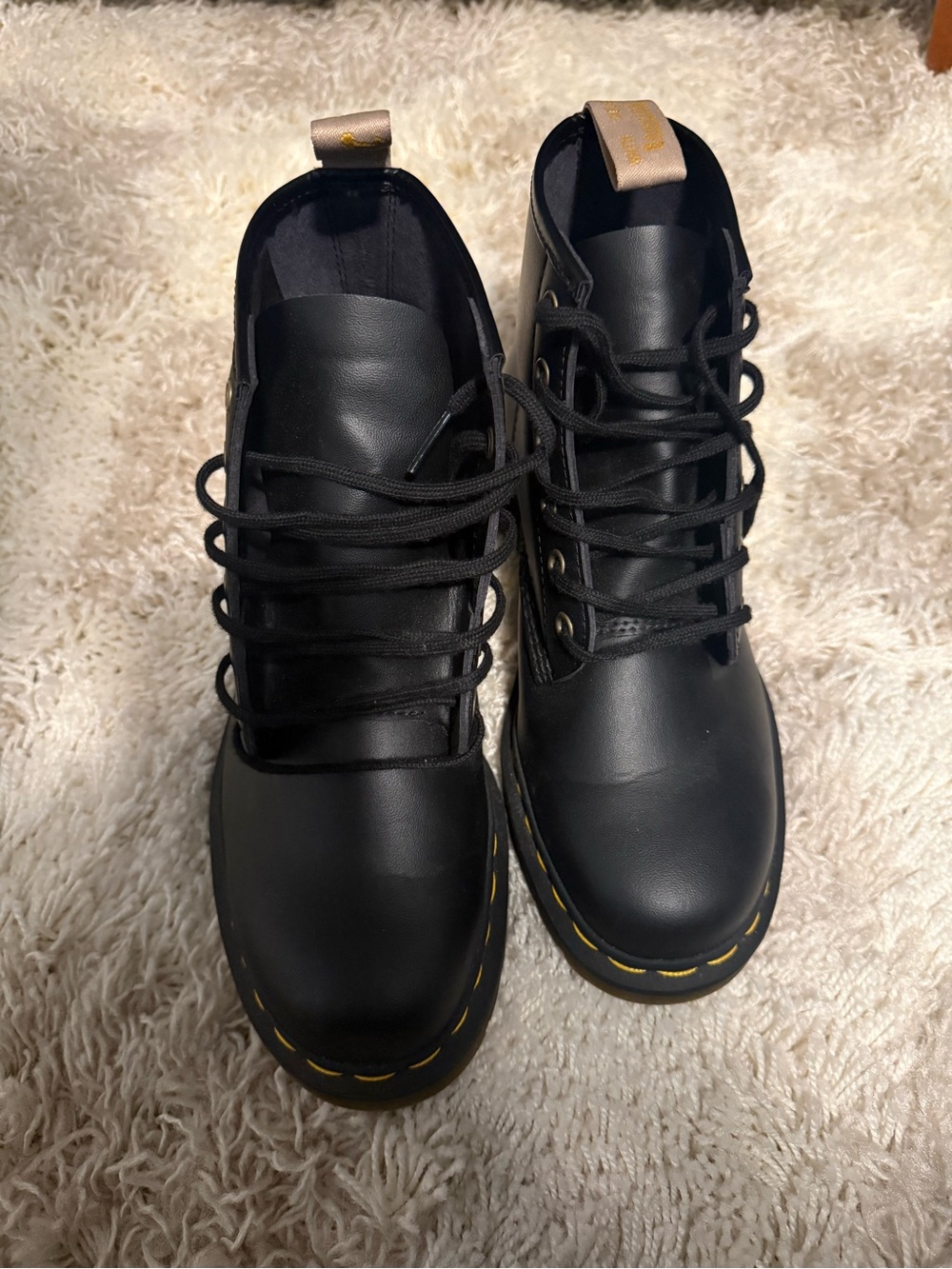 Black Men’s Lace-Up Platform Boots